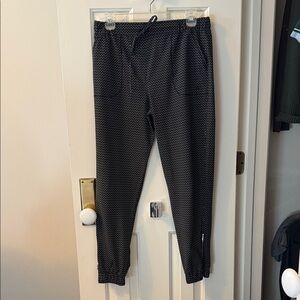 Stylish Black Patterned Joggers